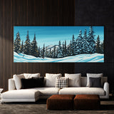 Wilderness Snowy Evergreen 59 Wall Art