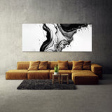 Marble Modern Luxury Black White 69 Wall Art