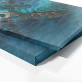 Marble Modern Luxury Blue 43 Wall Art