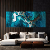 Marble Modern Luxury Blue 43 Wall Art