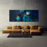 Marble Modern Luxury Blue 44 Wall Art