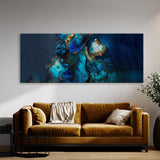 Marble Modern Luxury Blue 44 Wall Art