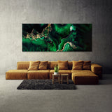 Marble Modern Luxury Emerald Green 21 Wall Art