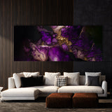 Marble Modern Luxury Purple 96 Wall Art