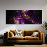 Marble Modern Luxury Purple 96 Wall Art