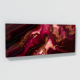 Marble Modern Luxury Ruby Red 25 Wall Art