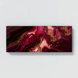 Marble Modern Luxury Ruby Red 25 Wall Art