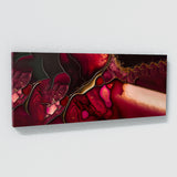 Marble Modern Luxury Ruby Red 30 Wall Art