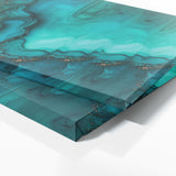 Marble Modern Luxury Turquoise 55 Wall Art