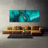 Marble Modern Luxury Turquoise 55 Wall Art