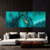 Marble Modern Luxury Turquoise 55 Wall Art