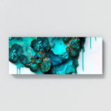 Marble Modern Luxury Turquoise 56 Wall Art