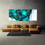 Marble Modern Luxury Turquoise 56 Wall Art