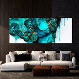 Marble Modern Luxury Turquoise 56 Wall Art