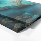 Marble Modern Luxury Turquoise 57 Wall Art