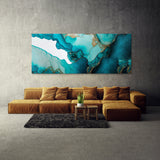 Marble Modern Luxury Turquoise 57 Wall Art