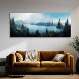 Forest Lake Landscape Wall Art