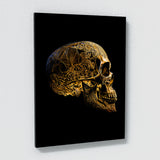 Skull Gold Wall Art