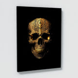 Skull Gold Wall Art