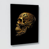 Skull Gold Wall Art