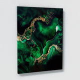 Marble Modern Luxury Emerald Green Wall Art