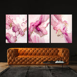 Marble Modern Luxury Pink Wall Art