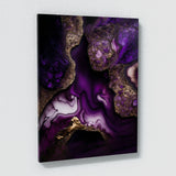 Marble Modern Luxury Purple Wall Art