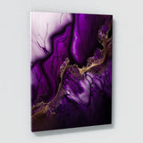 Marble Modern Luxury Purple Wall Art