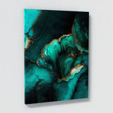 Marble Modern Luxury Turquoise Wall Art