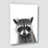 Nursery Baby Hedgehog Rabbit Raccoon 2 Wall Art