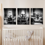 Nursery Baby Koala Monkey Panda 1 Wall Art