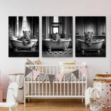 Nursery Baby Leopard Lion Tiger 1 Wall Art