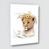 Nursery Baby Leopard Lion Tiger 4 Wall Art