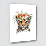 Nursery Baby Leopard Lion Tiger 4 Wall Art