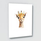 Nursery Elephant Giraffe Zebra 4 Wall Art