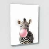 Nursery Elephant Giraffe Zebra 5 Wall Art