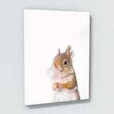 Nursery Baby Squirrel Bubble Gum 46 Wall Art