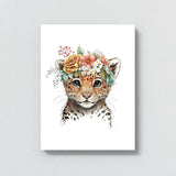 Nursery Baby Tiger Boho 94 Wall Art