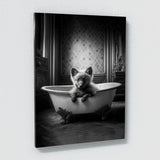 Nursery Baby Wolf Bathtub 83 Wall Art