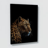 Animal Black Leopard Head 28 Wall Art