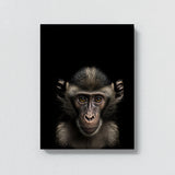 Animal Black Monkey Head 47 Wall Art