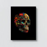 Skull Colorful Mexican Sugar Skull 11 Wall Art