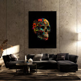 Skull Colorful Mexican Sugar Skull 11 Wall Art