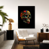 Skull Colorful Mexican Sugar Skull 11 Wall Art