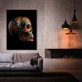 Skull Colorful Mexican Sugar Skull 17 Wall Art