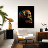 Skull Colorful Mexican Sugar Skull 17 Wall Art