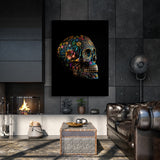 Skull Colorful Mexican Sugar Skull 19 Wall Art