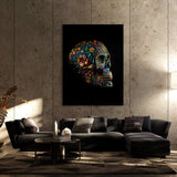 Skull Colorful Mexican Sugar Skull 19 Wall Art