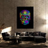 Skull Colorful Mexican Sugar Skull 24 Wall Art