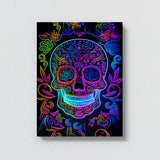 Skull Colorful Mexican Sugar Skull 25 Wall Art